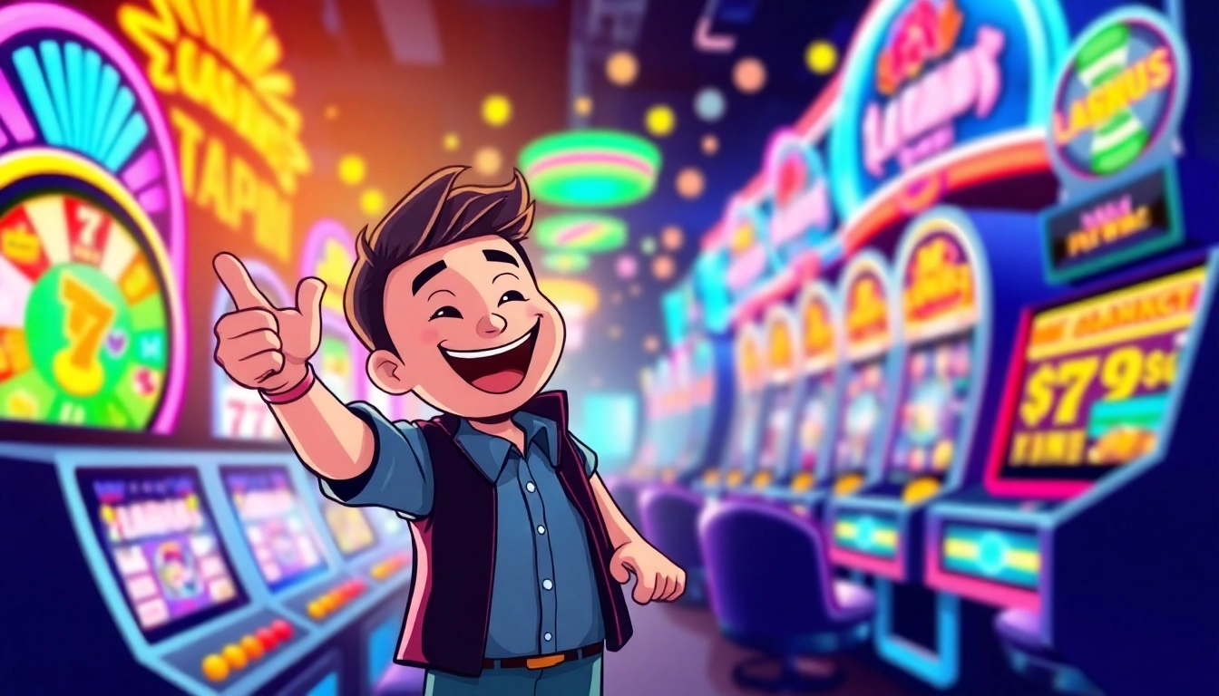 Experience the excitement of winning on https://rusia777.com with animated gaming elements.