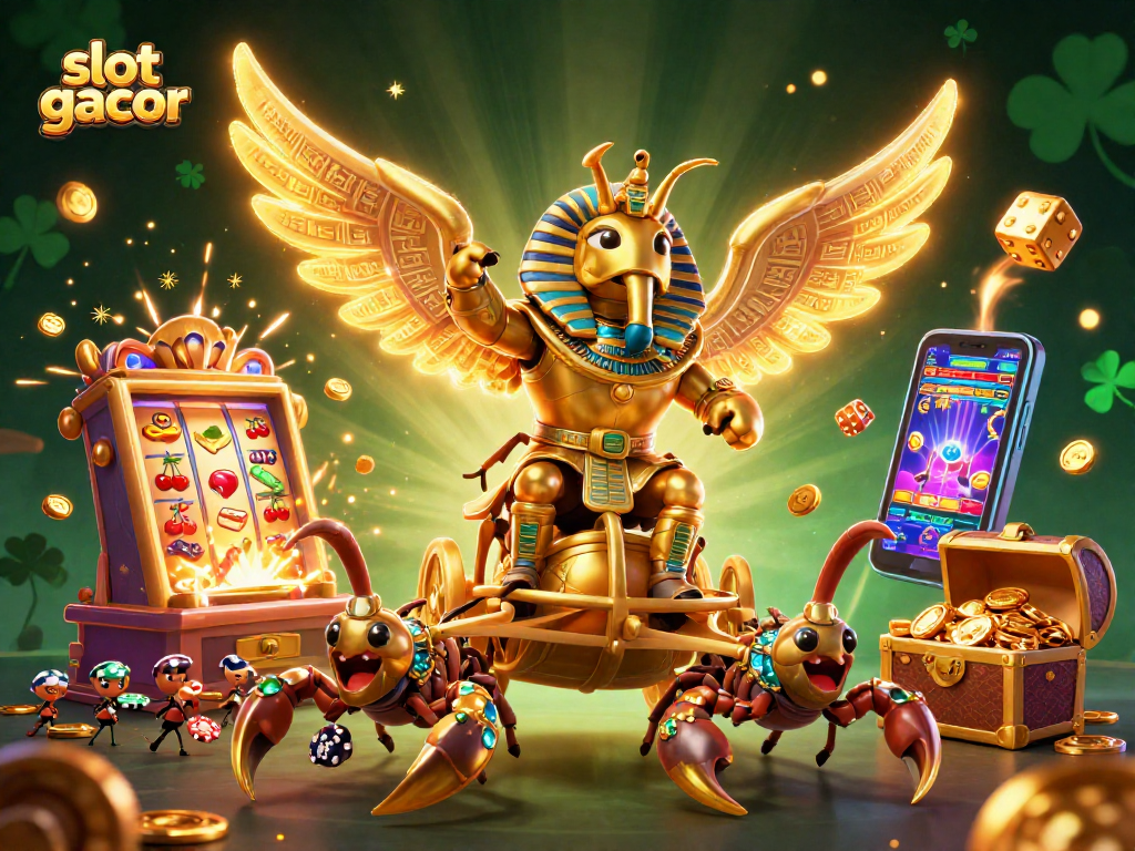 Menangkan slot gacor dengan mengaktifkan jackpot, hadapi serangan scorpion berkilau!