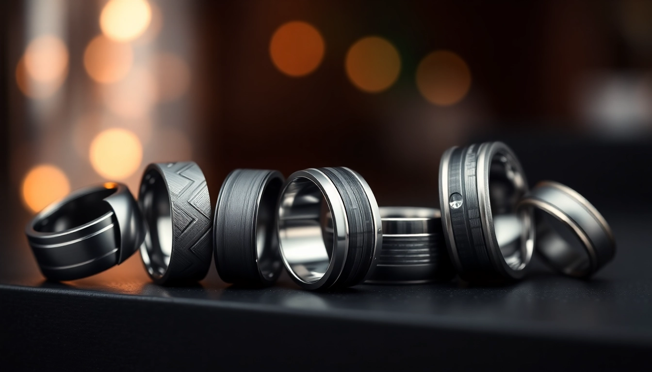 Stylish Gunmetal Wedding Bands for Men: A Modern Choice for Every Taste