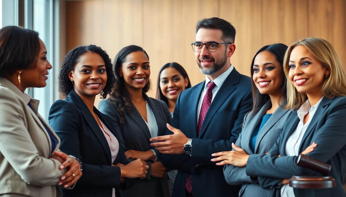 Atlanta Injury Lawyers providing consultation to clients in a professional setting.