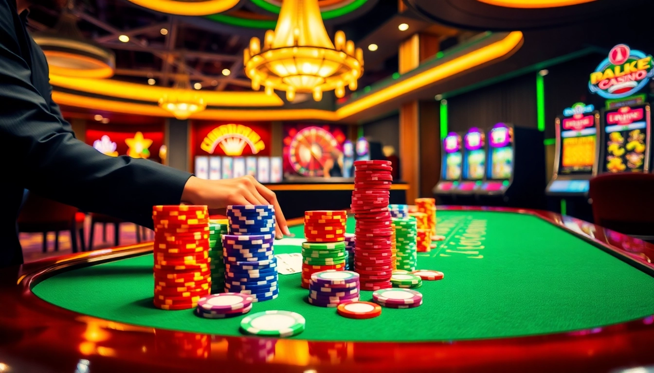 Experience thrilling gameplay at https://whycazino.com with our exciting casino table setup.