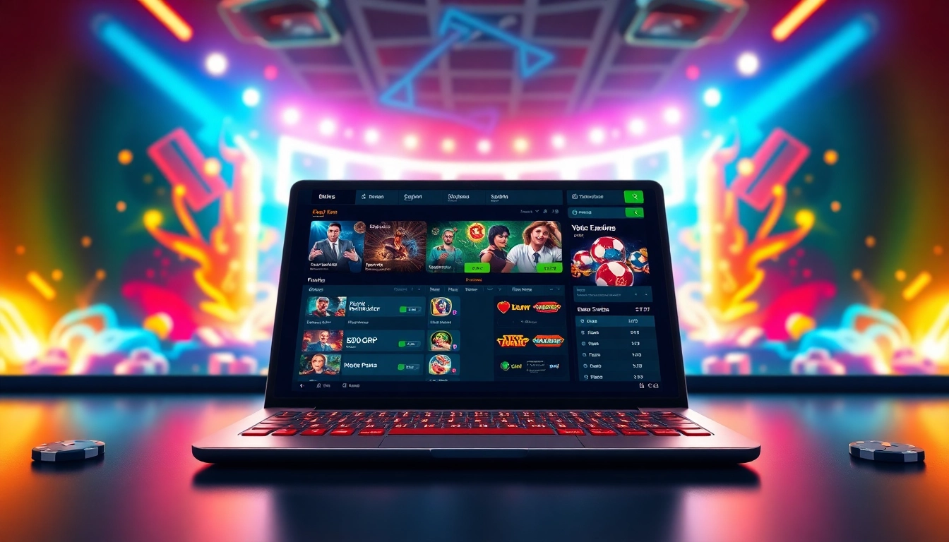 Menampilkan platform perjudian online di https://diantogel.com/ dengan antarmuka modern dan interaktif.
