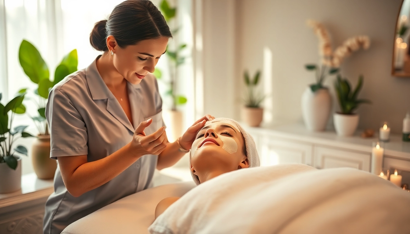 Experience the revitalizing RejuvaGlow Facial treatment enhancing skin luminosity and texture.
