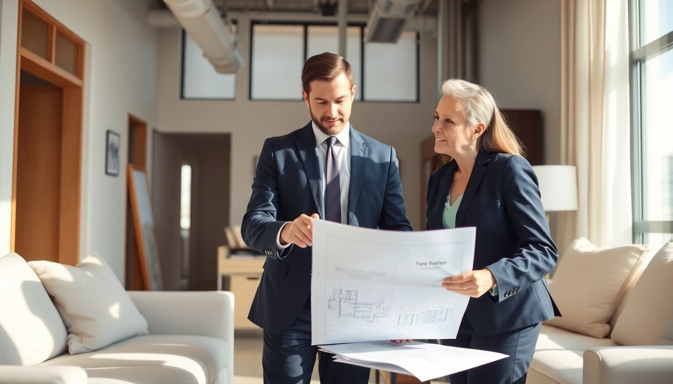 Engaging Boca Raton Construction Litigation Lawyer in consultation with a client at office desk.