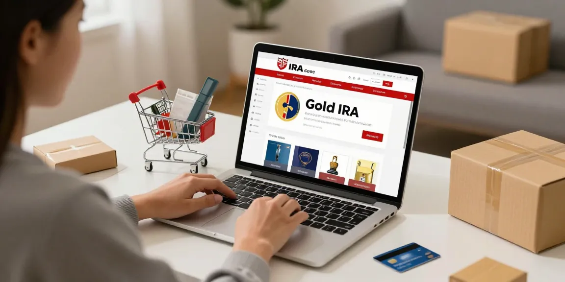 Evaluating gold IRA companies in online shopping for best deals and product reviews.