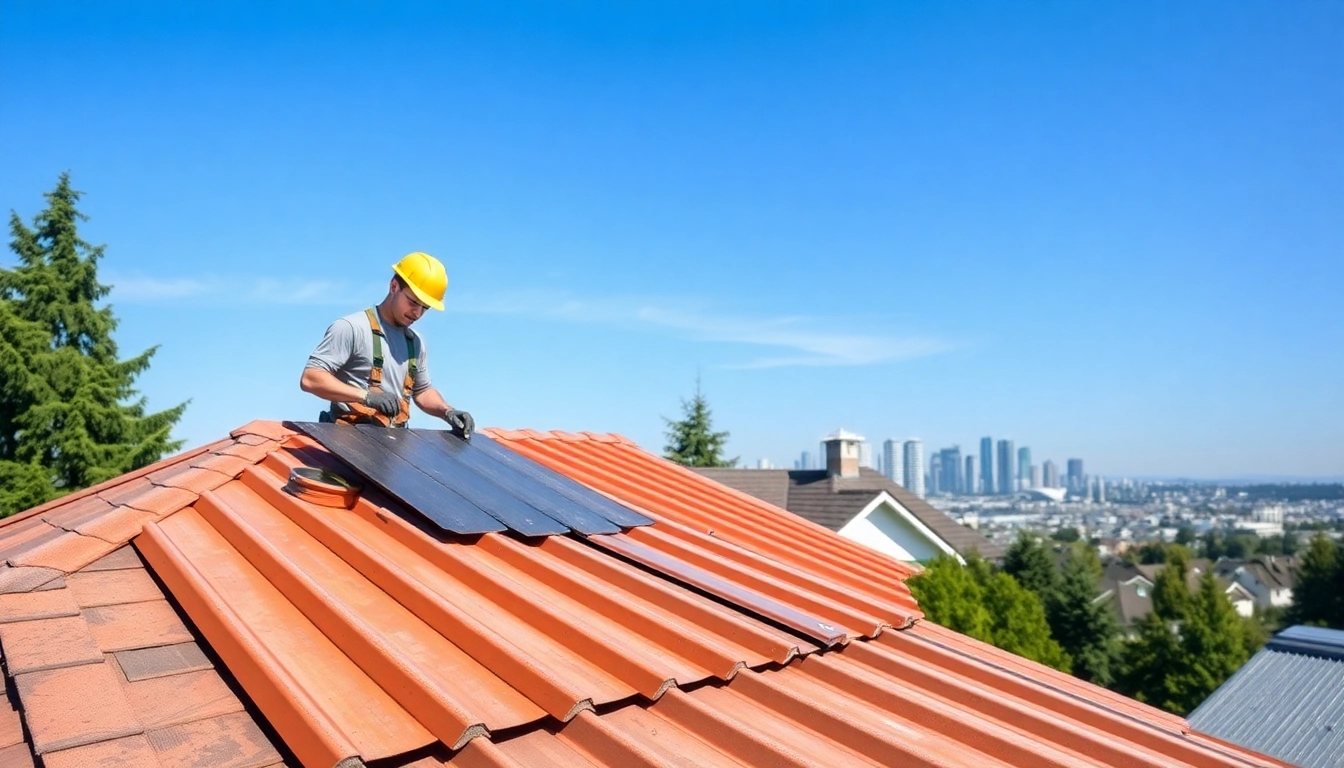 Check out this metal roofing vancouver installation showcasing expert craftsmanship and a vibrant neighborhood.
