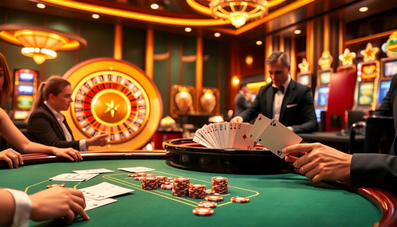 Players strategize their bets at F168's luxurious casino table with vibrant games.
