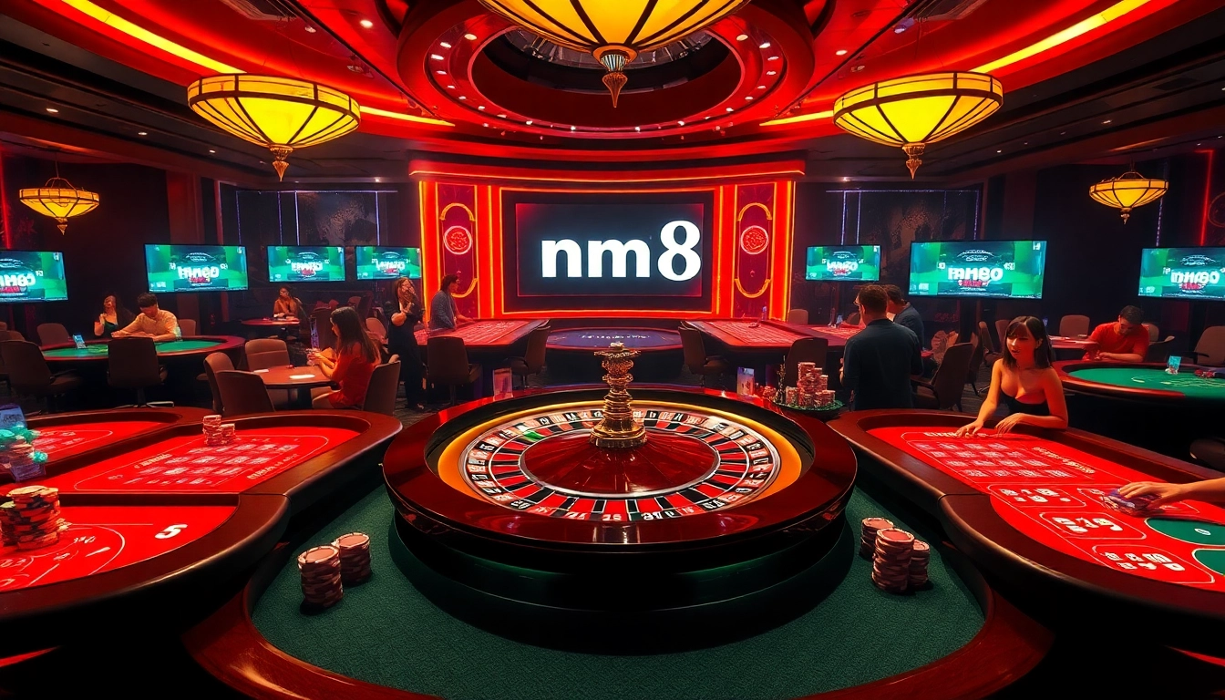 Experience the thrilling excitement of mm 88 casino gaming with vibrant roulette and table games.