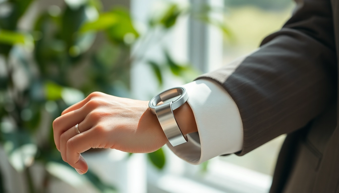 Discover the innovative features of Ringconn showcased on a stylish wrist.