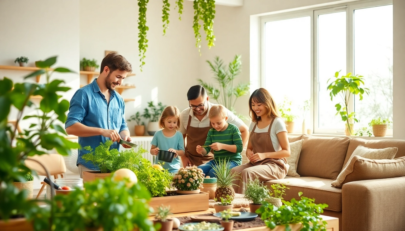 Experience sustainable family living with a cozy scene at https://sicherlebensraum.de featuring eco-friendly home design.