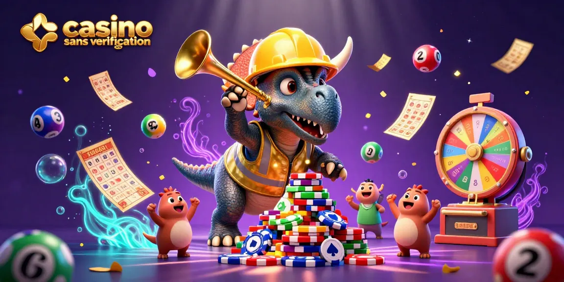 Prêt à jouer au casino en ligne sans vérification avec un triceratops dynamique et des éléments de loterie