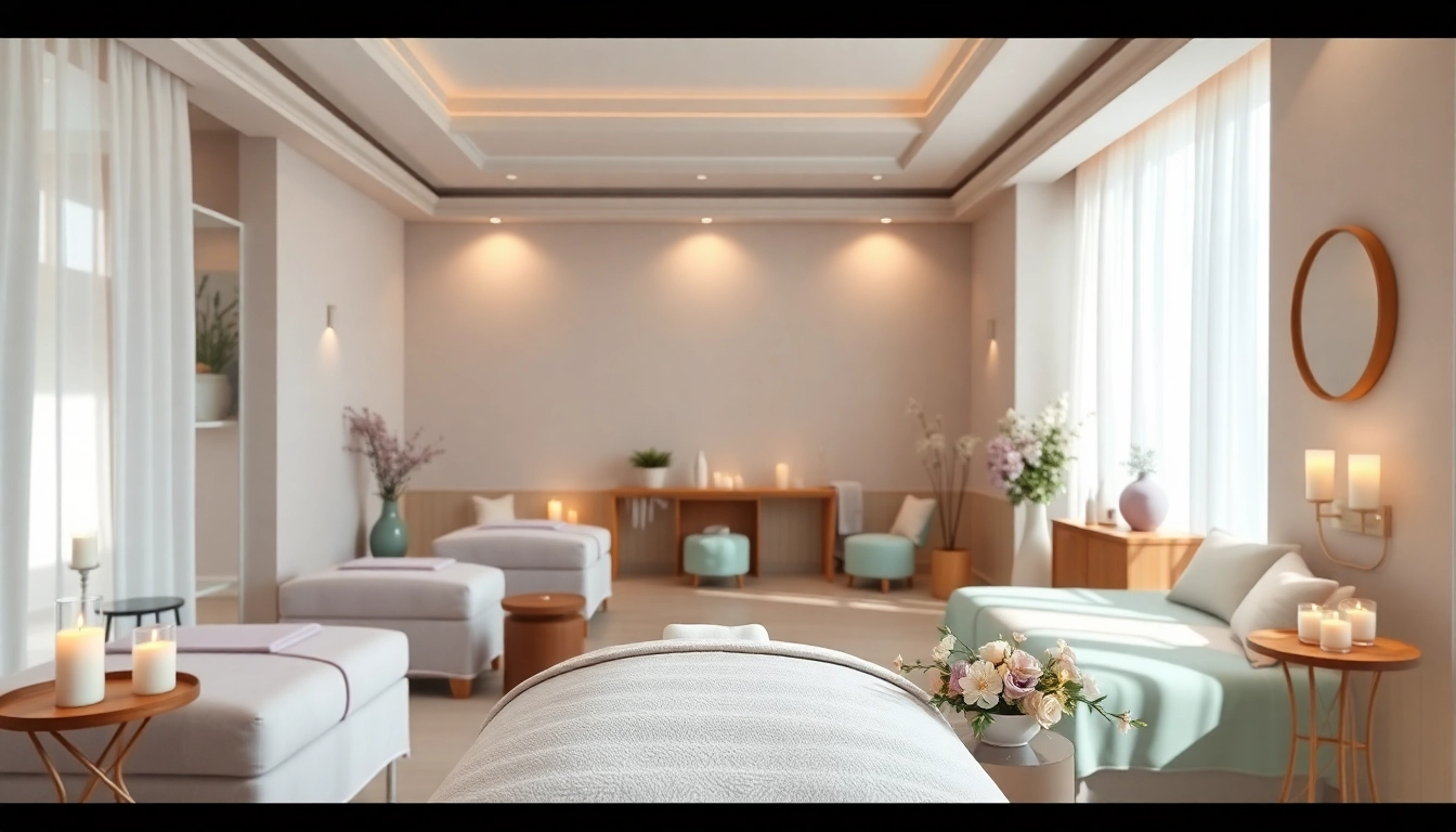 Experience serenity at beauty spas near me with elegant interiors and calming decor.