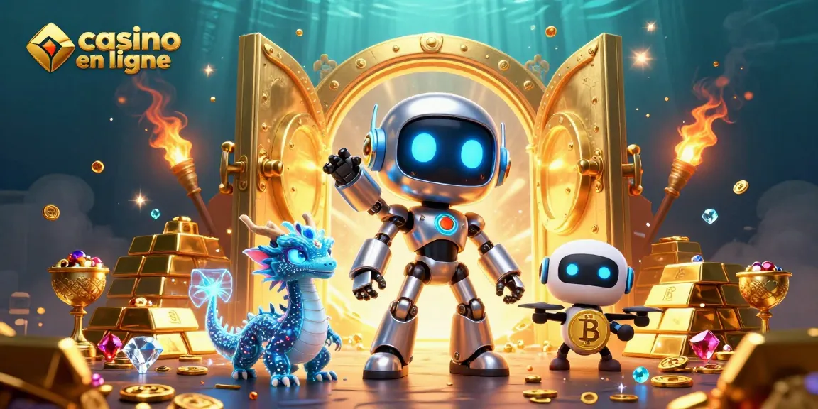 Profitez de l'expérience de jeu immersive d'un casino en ligne avec des personnages et des trésors éclatants.