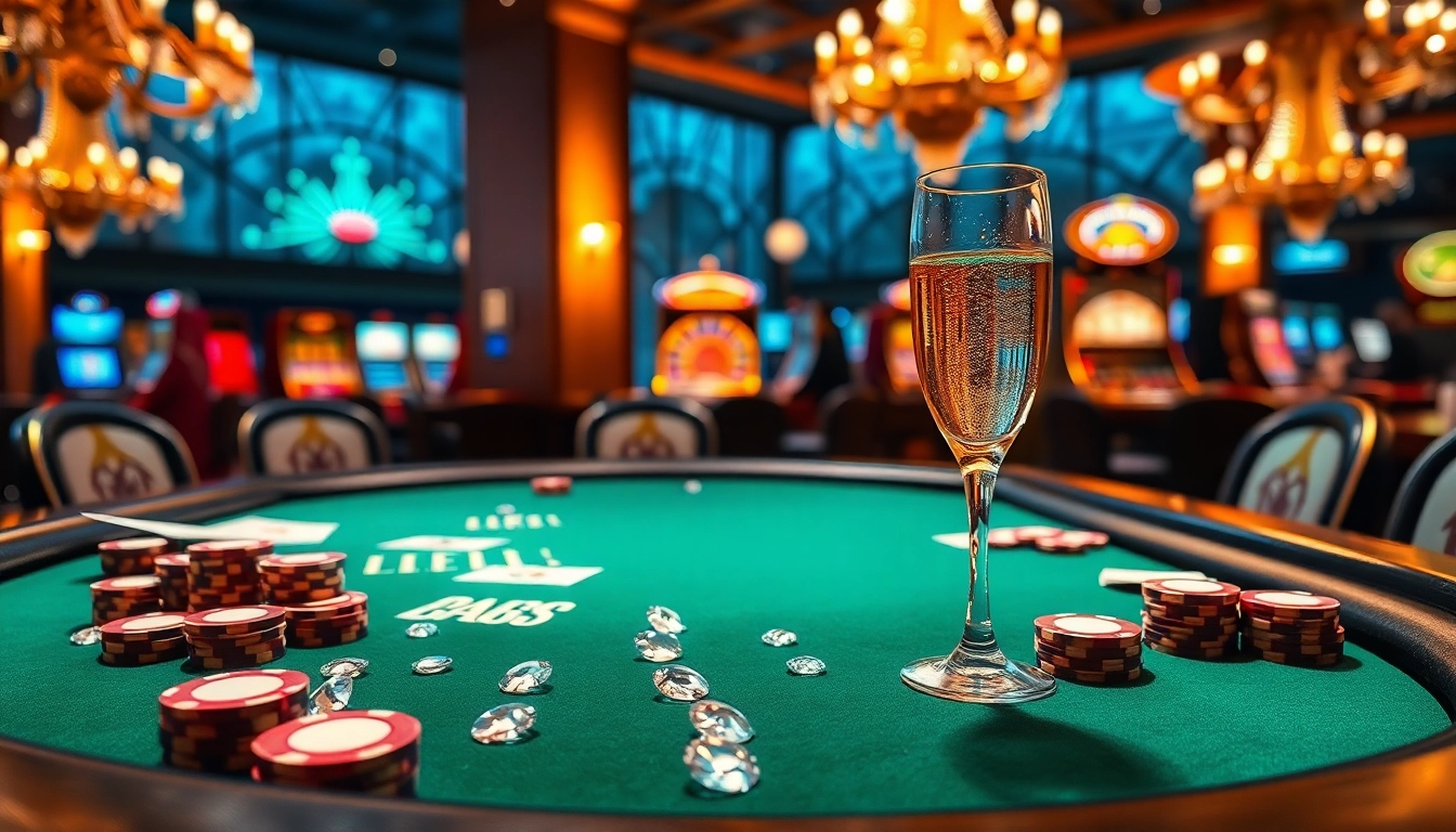 Engage with the thrill of playing at a luxurious poker table surrounded by Diamonds Princess ambiance.