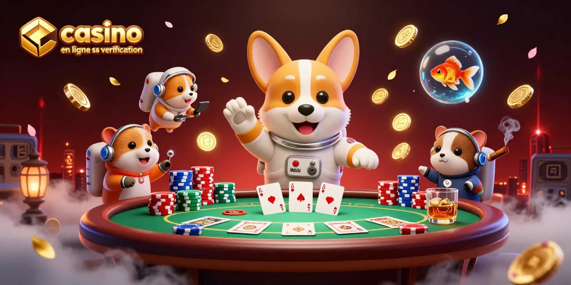 Jouer dans un casino en ligne sans vérification avec un corgi astronaute et des jetons flottants