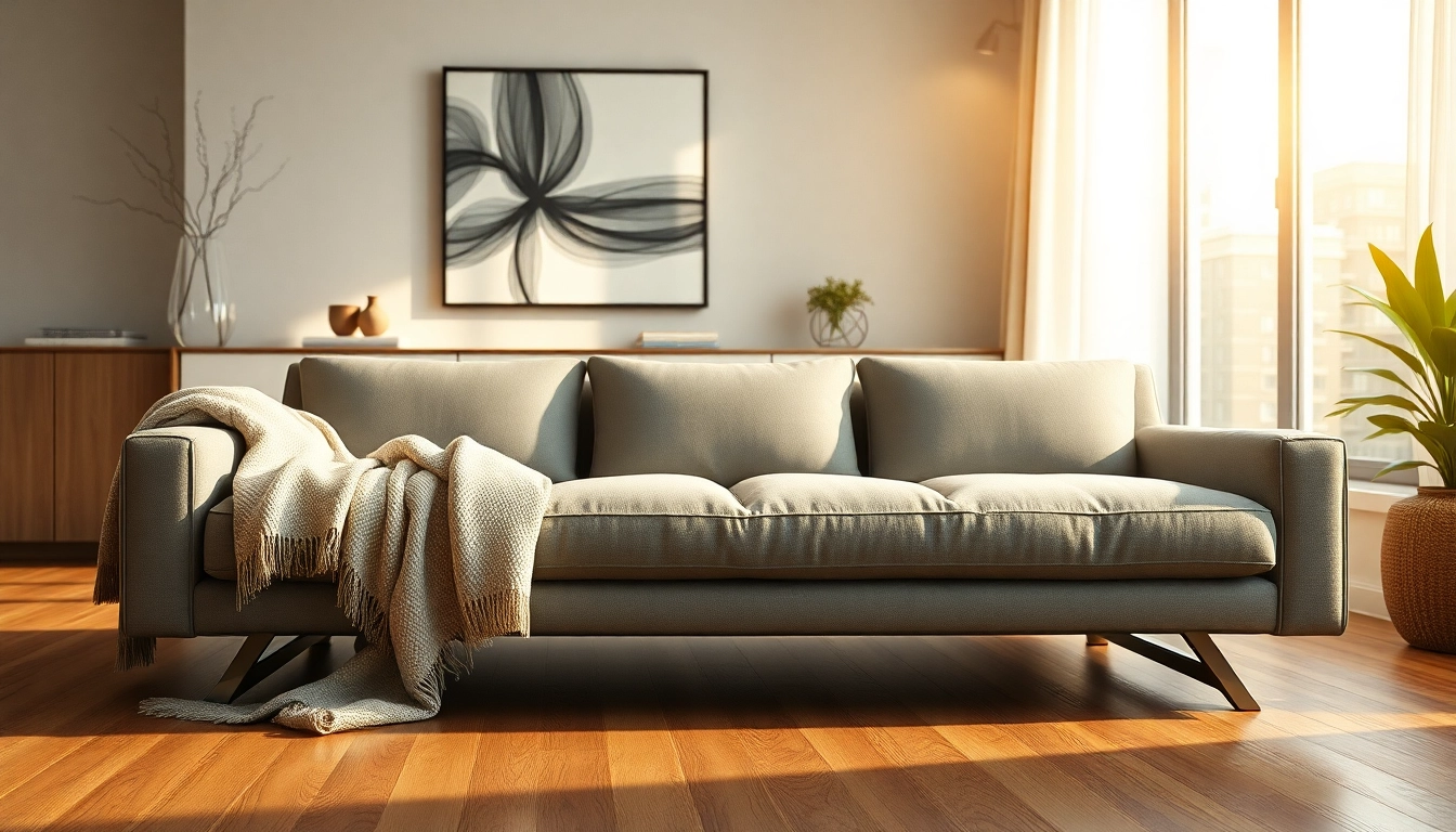 Elevate your space with a gorgeous sofa bed, perfect for modern living rooms with elegant decor.