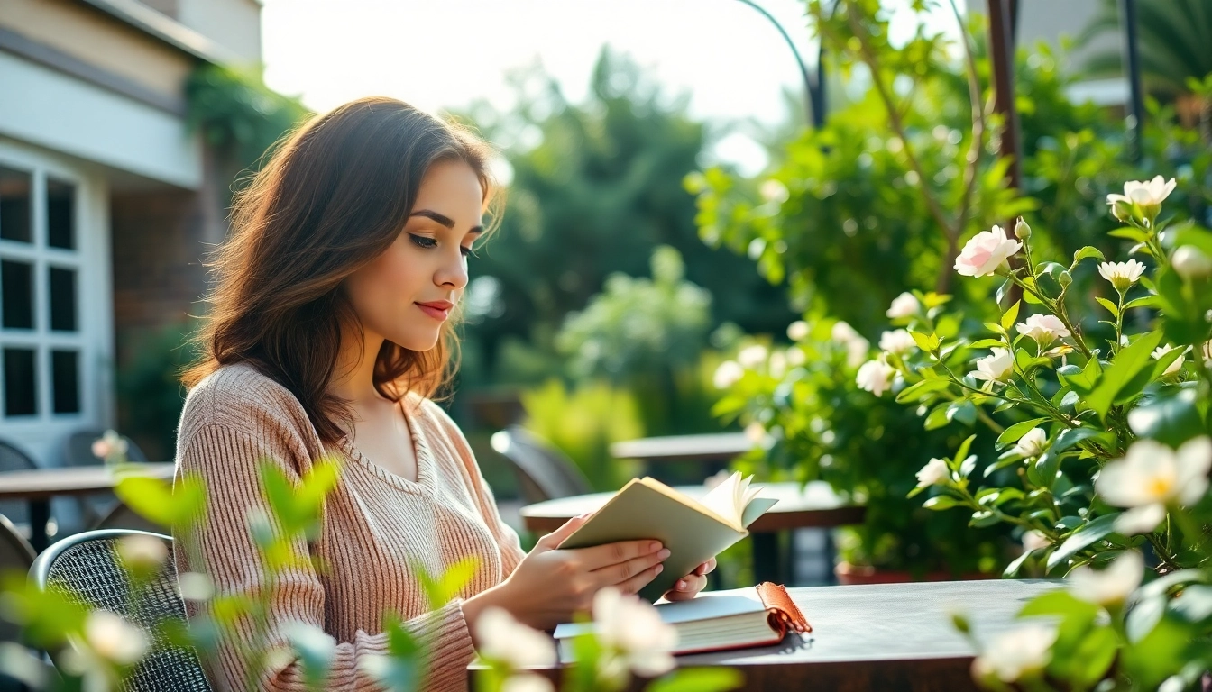Engaging in a mindful moment through journaling in a serene café setting representing Life in a Break Down.
