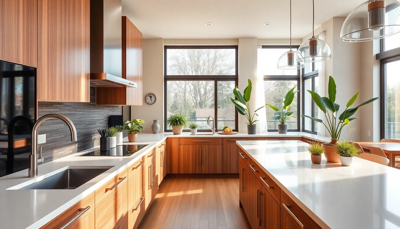 Transform your space with a stunning home renovation highlighted by an elegant modern kitchen.