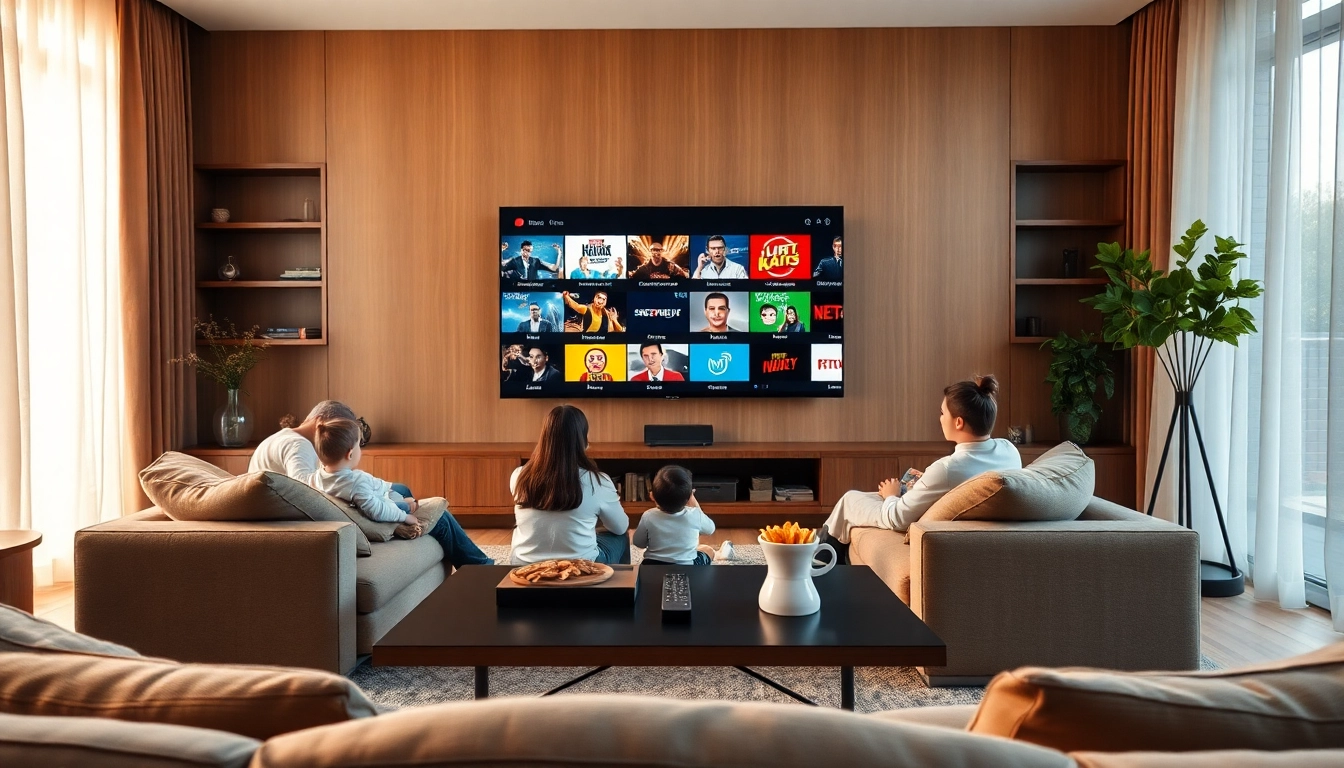 Experience seamless streaming with https://bosstv.ca in a cozy modern living room.