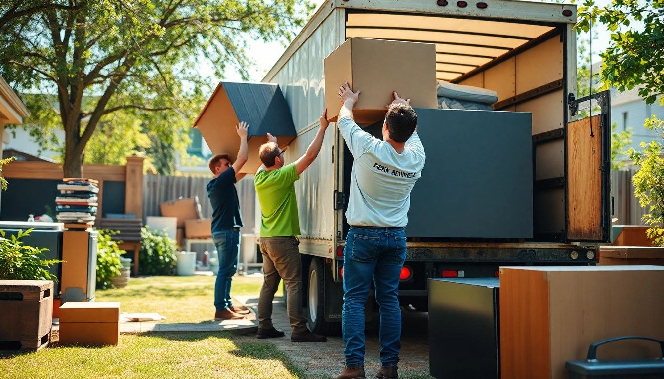 My Easy Junk Removal team efficiently clearing clutter for a clean space in Florida.