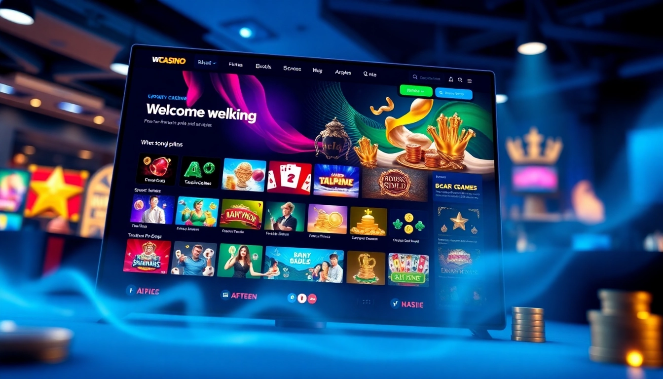 Engaging online casino interface of https://whycazino.com, showcasing vibrant games and user-friendly navigation.