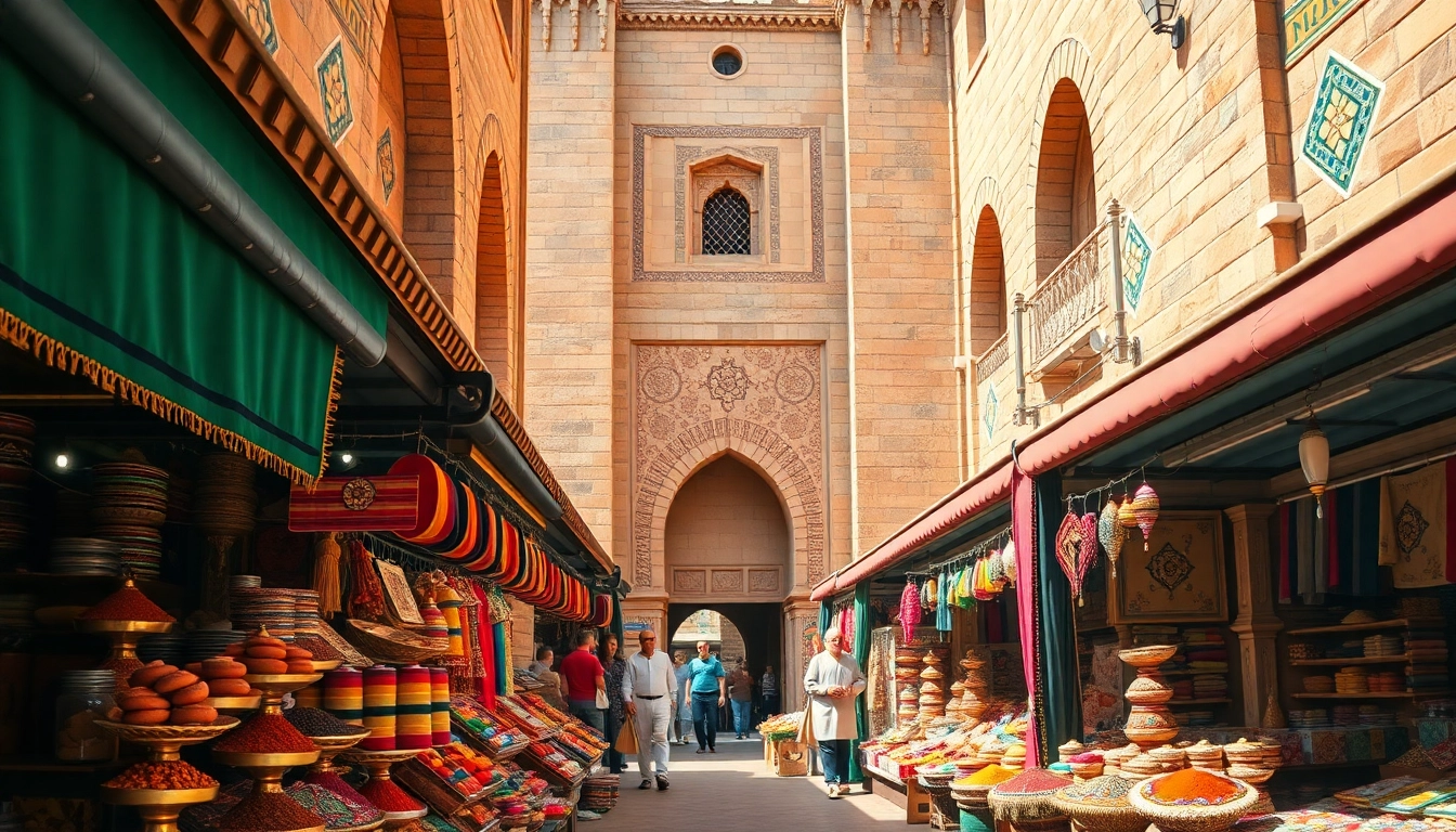 Visit Morocco's vibrant marketplaces and stunning architecture adorned with intricate mosaic tiles.