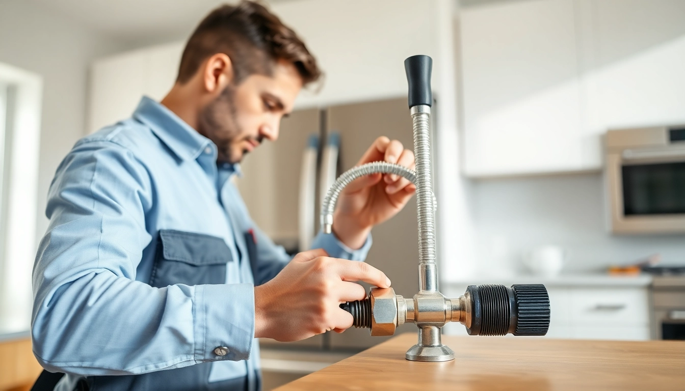 Install Refrigerator Water Line Installation in progress, highlighting efficient connection techniques.