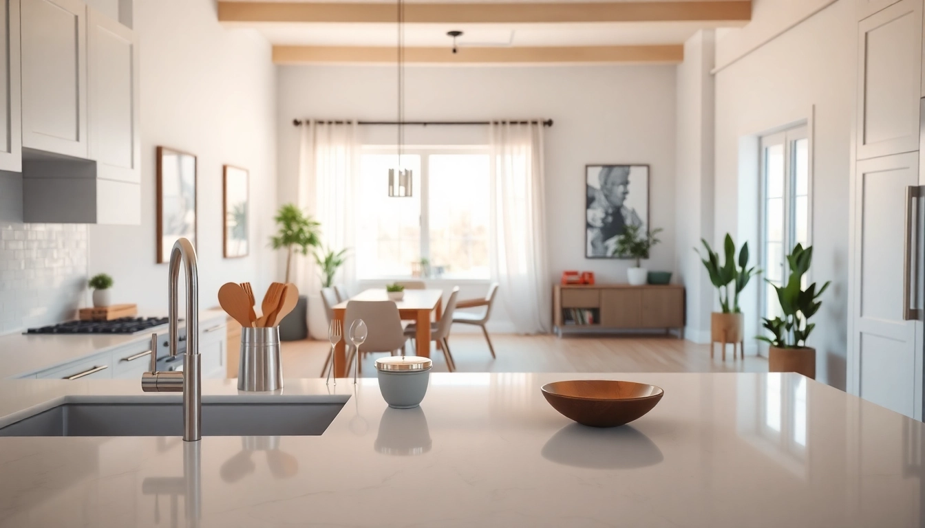 Enhance your home renovation with a modern kitchen remodel featuring elegant fixtures and natural lighting.