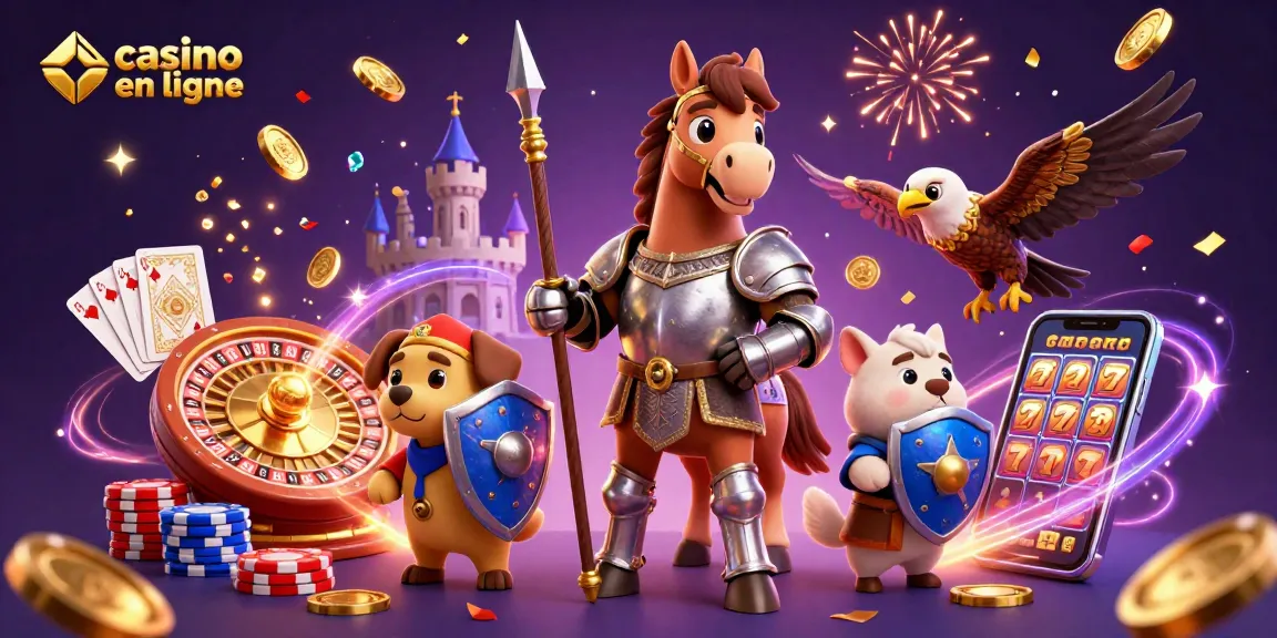Découvrez l'univers du casino en ligne avec des pièces d'or et des jeux captivants en pleine action.