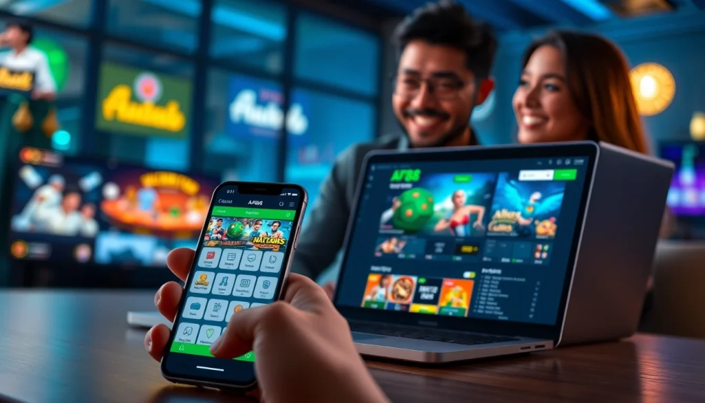 Exciting interface of AF88 com showcasing diverse online betting options.