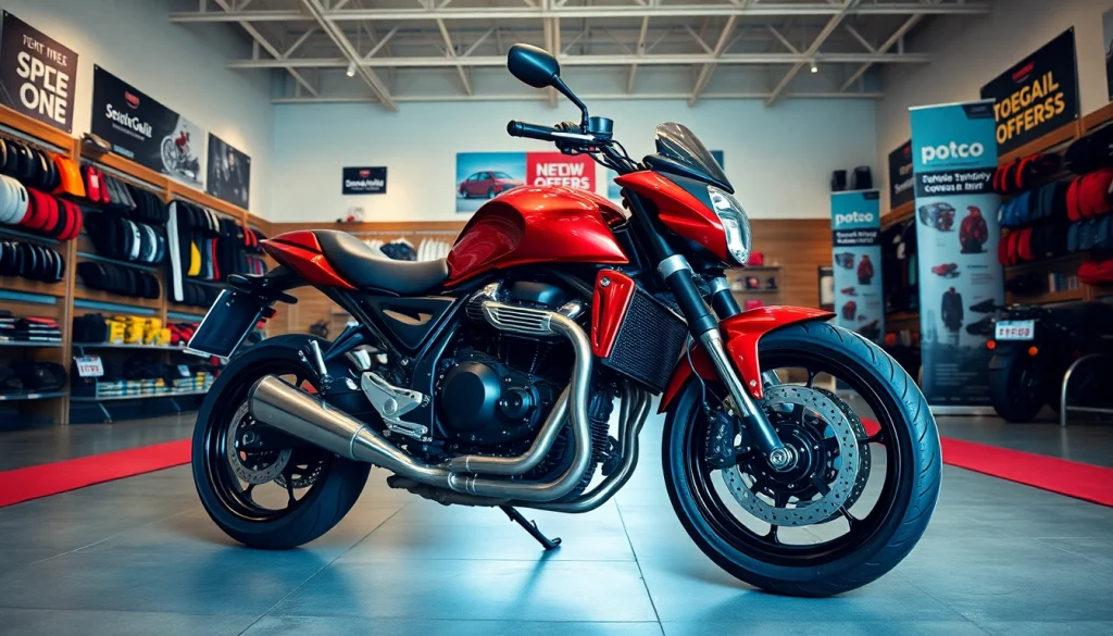 Verkauf von Moto Guzzi auf https://moto-ankauf.de/moto-guzzi-verkaufen, hochwertiges Motorrad im Showroom.
