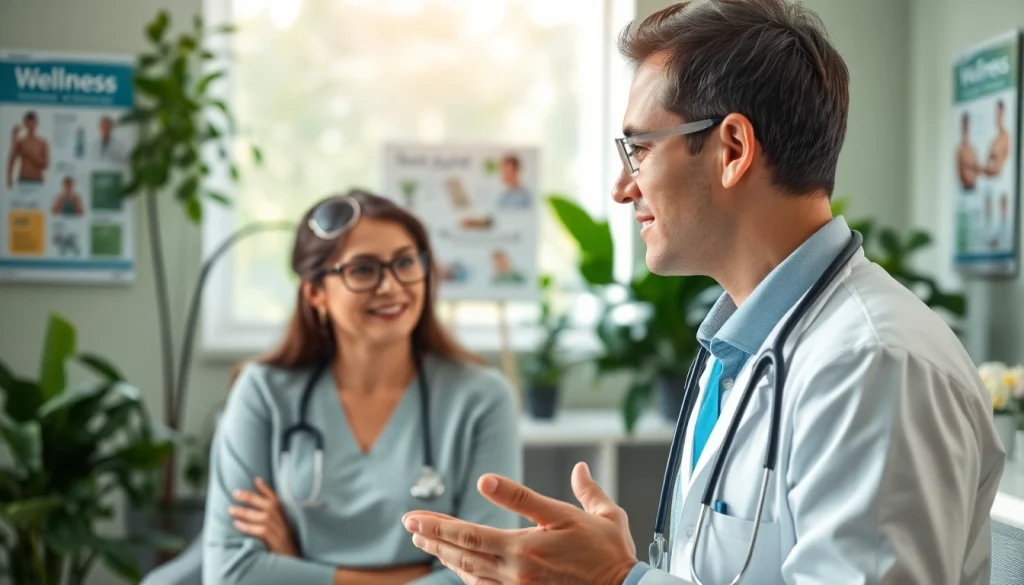 Engaging healthcare provider emphasizes the importance of Health during patient consultation