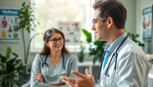 Engaging healthcare provider emphasizes the importance of Health during patient consultation