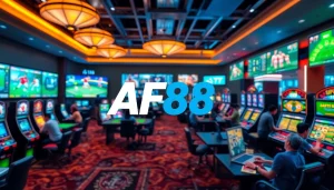 Experience AF88 online betting with a vibrant, engaging digital casino interface.