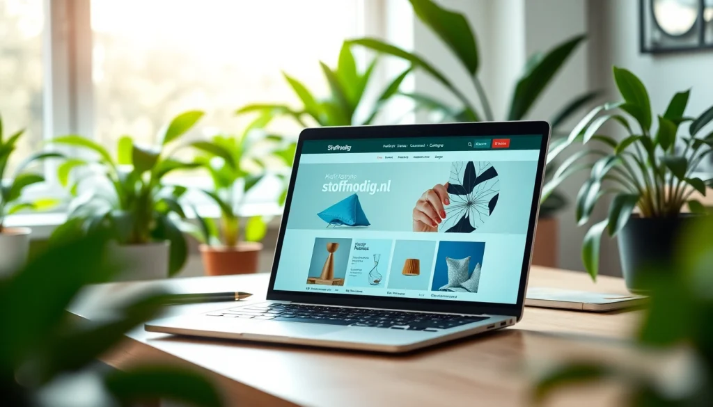 Bezoek de website https://www.stofnodig.nl voor een moderne online shopervaring in een stijlvolle omgeving.