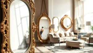 Shop handcrafted mirrors at https://merithome.co.uk, showcasing elegance in a luxurious setting.