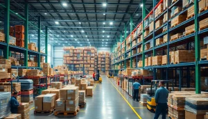 Optimize warehousing operations in a dynamic and organized distribution center.