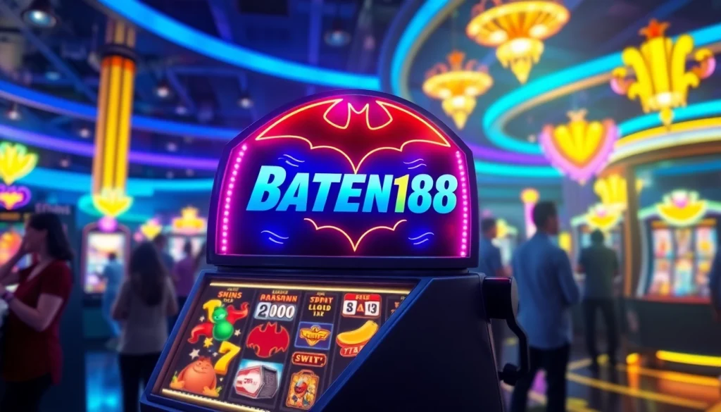 Mainkan batman138 slot dengan mesin slot digital berwarna-warni yang menarik perhatian.