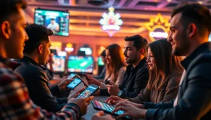 Engaged players enjoying online gaming experiences at https://whycazino.com with various betting options.
