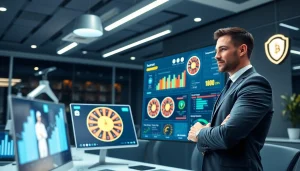 Modern online betting platform with high-tech interface showcasing 79king services for 2025