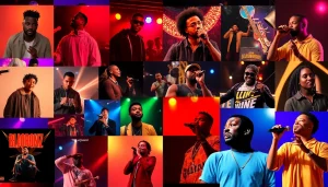 Discover the latest albums and hits on wadupnaija, featuring Blaqbonez and Zlatan, in a vibrant music collage.