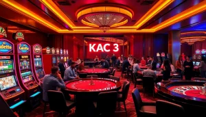 Experience the excitement at KJC AC 3 casino with vibrant games and thrilling bets.