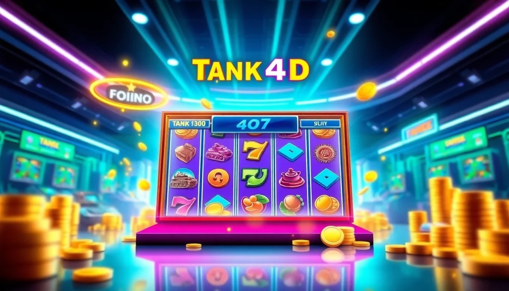Main feature of tank4d toto slot showcased in an exhilarating online gaming environment.