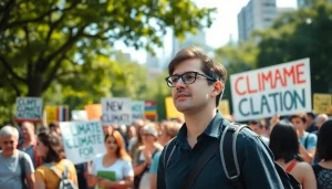 Join the climate action rally showcased in https://www.unsustainablemagazine.com, highlighting community engagement.