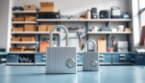 Scopri le serrature di dakenlocks.com, evidenziando la loro robustezza e design professionale.