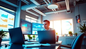 Analyze data effectively with engaging tips from https://eztips.com in a modern workspace.