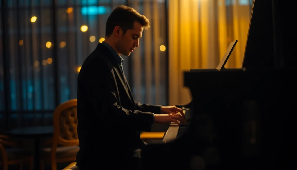 Experience the serene atmosphere of a pianist at https://whisperings.com.ua, enhancing the ambiance with their performance.