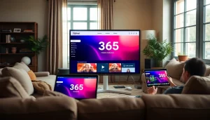 365티비주소가 표시된 스트리밍 환경의 전문적인 모습