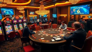 Experience the excitement of okwin liên minh with dynamic gambling action at a luxurious casino.