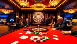 Experience the excitement at https://af88.co.uk/ with vibrant casino games, poker chips, and a roulette wheel.